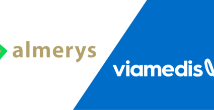 Logo almerys viamédis gestionnaire tiers payant