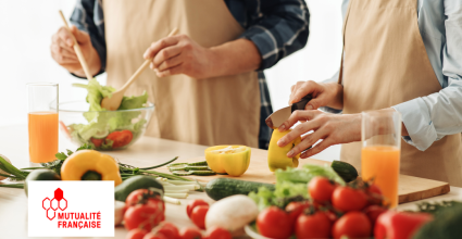 table de préparation à manger