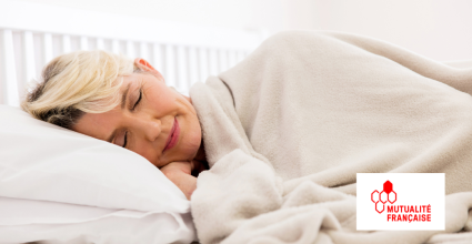 femme retraitée qui dort