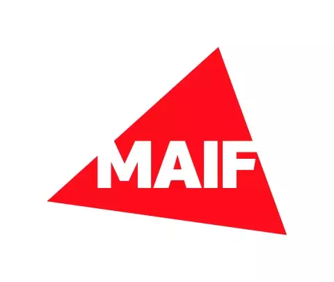 logo maif rouge partenaire assurantiels mutuelle mmj 