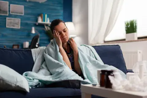 femme malade jour de carence