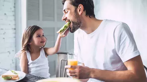 manger, bon pour la santé et pour le moral