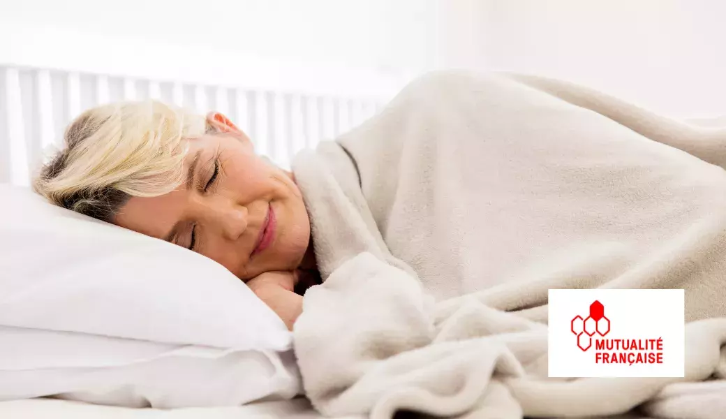 femme retraitée qui dort